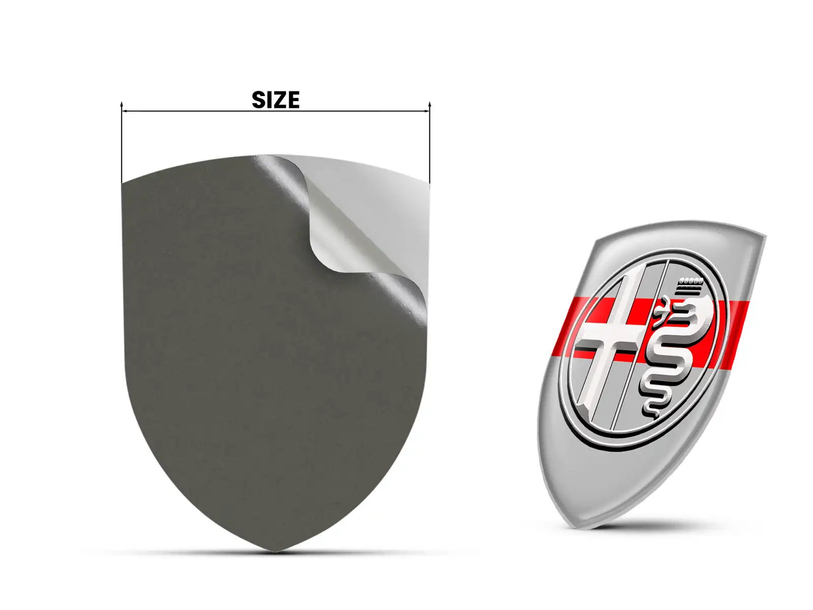 Alfa Romeo Impresión Parachoques Profesional Derrape Minimalista